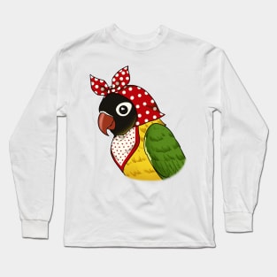 Feathered Devotion: The Lovebird Mom's Tender Care Long Sleeve T-Shirt